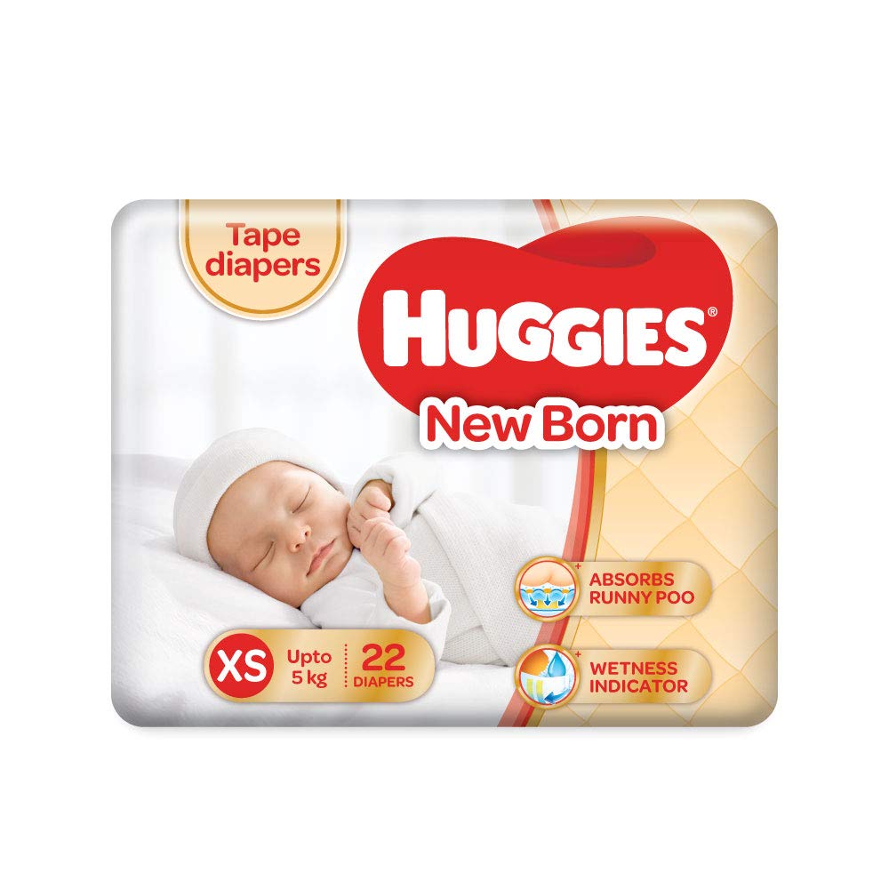 HUGGIES ULTRA SOFT  XS 5kg 22 DAIPERS